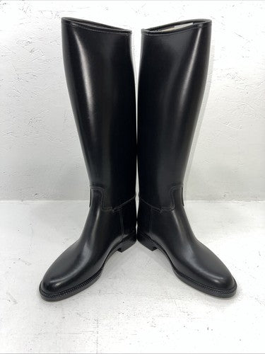 New Women’s Black Derby English Riding Boots. 38 7 W. 12-28