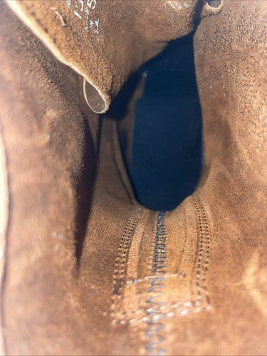 New Men’s Brown Lace Up Cowboy Boots. 28 6045 13 E E. 10-50
