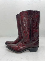 New Women’s Red Texas Brand Cowboy Boots. 43 7 M. 18-134