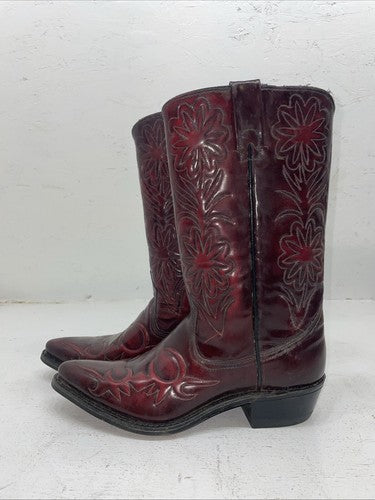 New Women’s Red Texas Brand Cowboy Boots. 43 7 M. 18-134