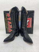 New Women’s Black Texas Brand Cowboy Boots. 4800 7 M. 18-135