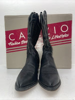 New Women’s Black Capezio Cowboy Boots. L 280 9 M. 15-93