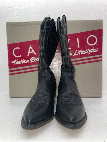 New Women’s Black Capezio Cowboy Boots. L 280 9 M. 15-93
