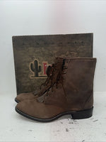 New Men’s Brown Lace Up Laredo Cowboy Boots. 28 1225 13 E E. 10-40