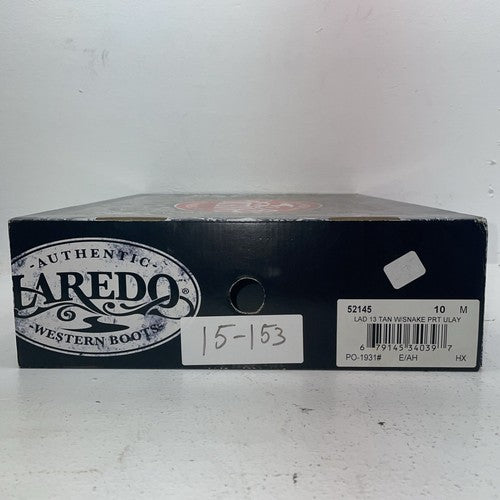 New Women’s Brown Laredo Cowboy Boots. 52145 10 M. 15-153