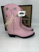 New Children’s Pink Smoky Mountain Cowboy Boots. 1058JC 11.5 11 1/2 D. 24-85