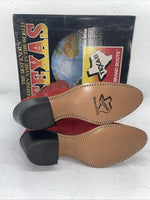 New Women’s Red Texas Brand Cowboy Boots. L 490692 7 M. 18-17