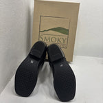 New Black With Steele Toe Boots Size 8.5 EE Decorative Fancy Boots 3-9