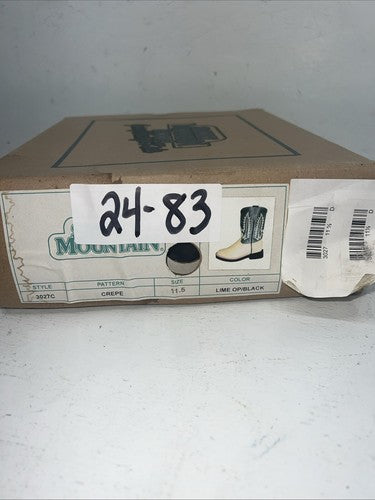 New Children’s Lime Smoky Mountain Cowboy Boots. 3027C 11.5 11 1/2 D. 24-83