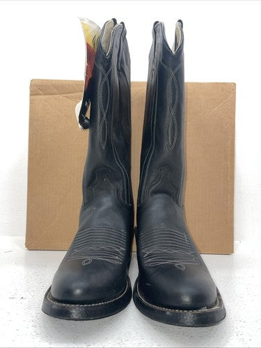 New Women’s Black J Chisholm Cowboy Boots. 910 8.5 8 1/2 B. 15-30