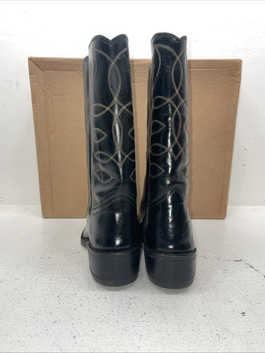 New Women’s Black Texas Brand Cowboy Boots. 6900 9 E. 15-73