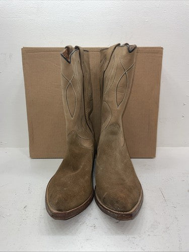 New Men’s Brown Rodeo Cowboy Boots. 5066 11.5 11 1/2 D. 9-73