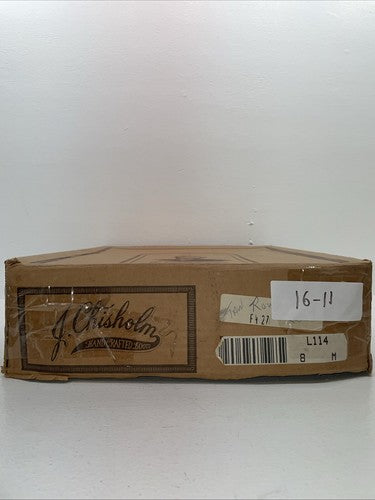 New Women’s Brown J Chisholm Cowboy Boots. L 114 8 M. 16-11