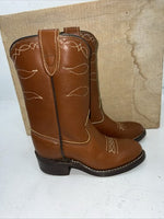 New Children’s Brown Texas Brand Cowboy Boots. 10 D. 24-46