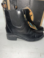 New Children’s Black Ariat Zip Up Boots. 50505 12. 24-120