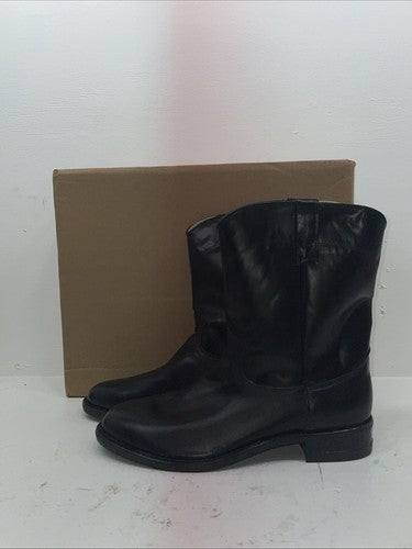 New Men’s Black Texas Brand Cowboy Boots. 6001 12 D. 9-76