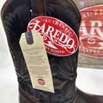 NEW Men’s Dark Brown Lizard Print Authentic Laredo Brand Boot. Size 8.5EW. 2-6.