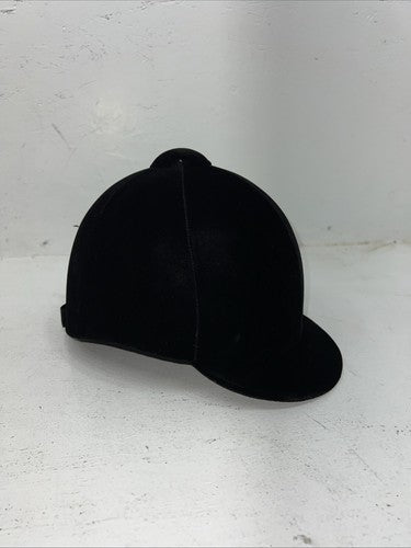 New Women’s Black Velvet Lexington Dressage Riding Helmet. 12-124 7 3/8. 12-90