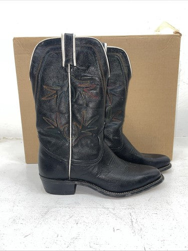 New Women’s Black Texas Imperial Cowboy Boots. 7 M. 18-133