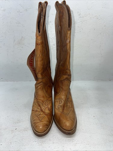 New Women’s Brown Capezio Cowboy Boots. L 534 6.5 6 1/2 M. 19-54