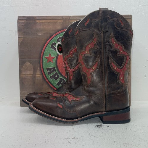 New Women’s Brown Laredo Cowboy Boots. 5675 9.5 9 1/2 M. 15-147