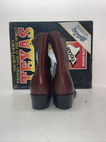 New Women’s Red Texas Brand Cowboy Boots. M 373 9 D. 15-60