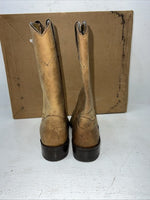 New Women’s Brown J.Chisholm Cowboy Boots. L 1014 7 M. 19-110