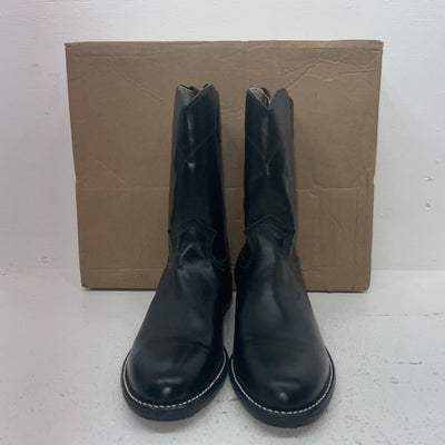 New Men’s Black Westex Cowboy Boots. 1566604 12 D. 10-11