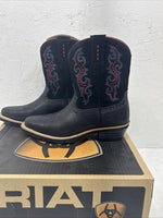 NEW Womens Black with color stitching Ariat Westernbaby Boot Boots Sz 6.5B. 19-3