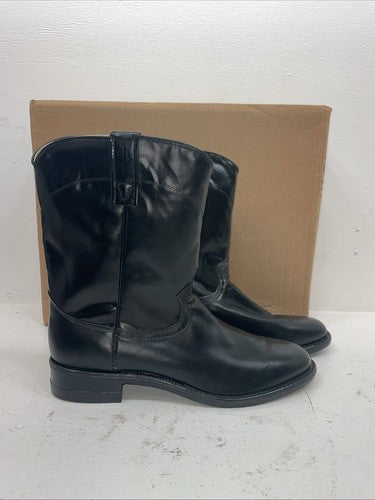 New Men’s Black Texas Brand Cowboy Boots. 6001 12 D. 9-76