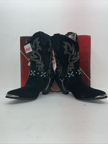 New Women’s Black Dingo Cowboy Boots. D I 640 9 M. 15-89