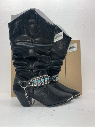 New Women’s Black Smoky Mountain Cowboy Boots. 6301 9 M. 15-95