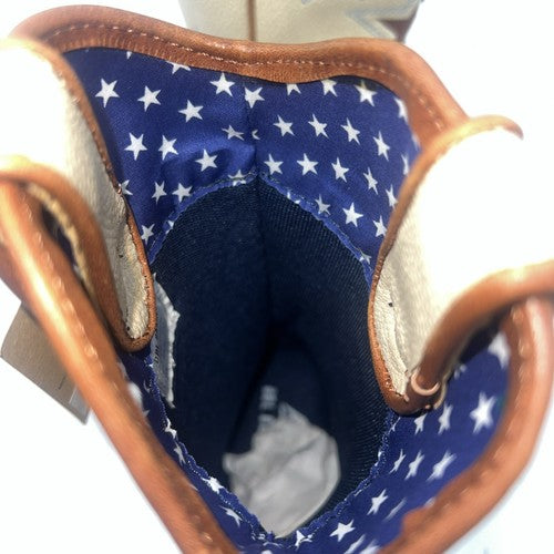 New Children’s Brown DBL Barrel Cowboy Boots. 10.5 10 1/2 D. 24-57