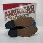 New Women’s Brown Lace Up American West Cowboy Boots. 5975 8 M. 15-129