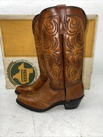 New Women’s Brown Texas Brand Cowboy Boots. L 144 7.5 7 1/2 M. 17-14