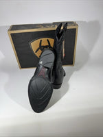 New Men’s Tall Western Boots. Black Deertan Boot. Size 9 1/2. 7-6