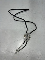 New Women’s Montana Silversmiths Black Silver Gold Bolo Tie. BT190 A-56