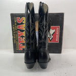New Women’s Black Texas Brand Cowboy Boots. 4700 10 M. 15-135