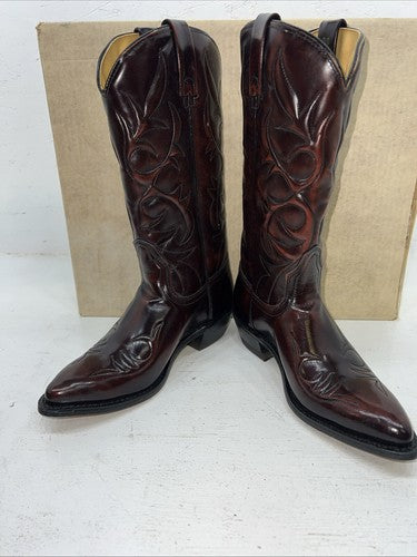 New Women’s Brown Acme Cowboy Boots. 639  6.5 6 1/2 M. 20-95