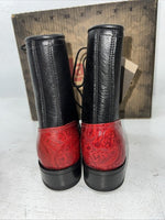 New Women’s Red Lace Up Laredo Cowboy Boots. 163 6.5 6 1/2 M. 19-125
