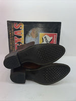 New Men’s Brown Texas Brand Cowboy Boots. 8021 12 D. 9-66