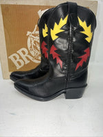 New Children’s Black Bronco Cowboy Boots. C1860 12 D. 24-123