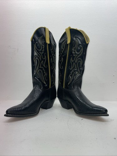 New Women’s Black Texas Brand Cowboy Boots. L 199101 9 M. 15-105￼