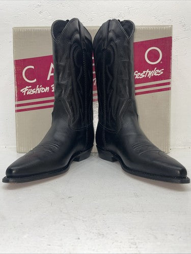 New Women’s Black Capezio Cowboy Boots. L 550 8 M. 16-87