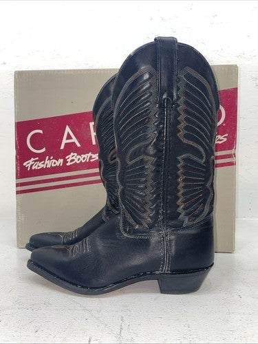 New Women’s Black Capezio Cowboy Boots. L 280 7 M. 18-108