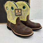 Ariat Women’s 7B Green/brown Western Boot/boots.  18-1