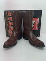 New Men’s Brown Texas Brand Cowboy Boots. 8311 12 D. 9-55