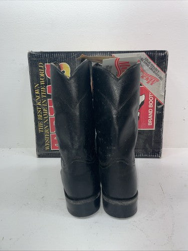 New Men’s Black Texas Brand Cowboy Boots. 8960 11.5 11 1/2 D. 9-68