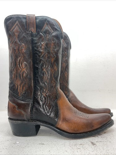 New Men’s Brown Texas Brand Cowboy Boots. M 137 11.5 11 1/2 D. 9-20