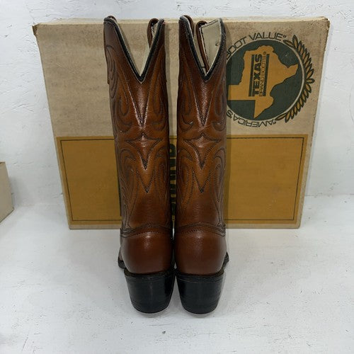 New Women’s Brown Texas Brand Cowboy Boots. L 144. 6 M. 20-69